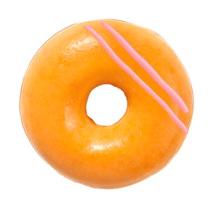 Glaseada Original Rellena de Fresa