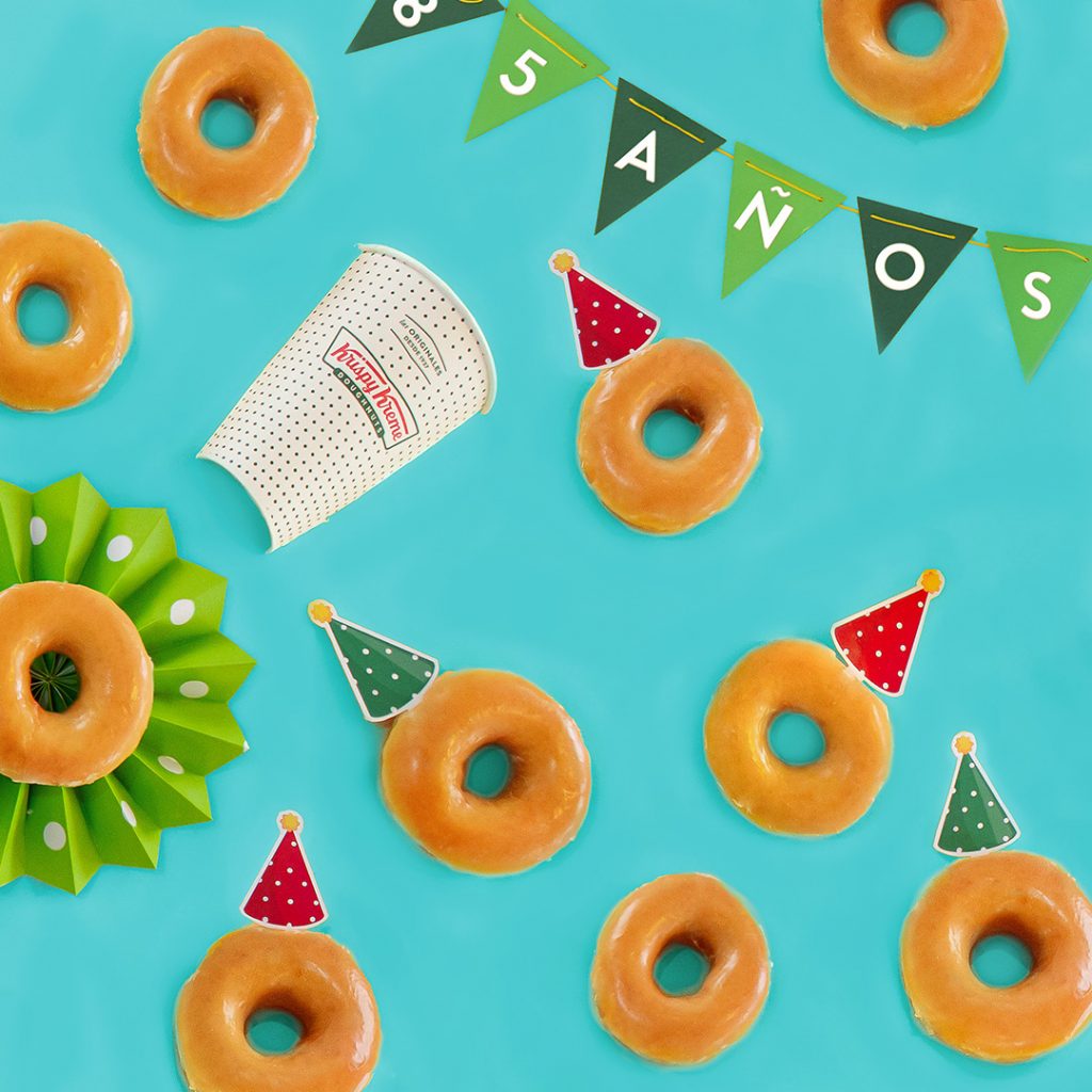 ¡Cumplimos 85 años compartiendo los mejores momentos! Krispy Kreme