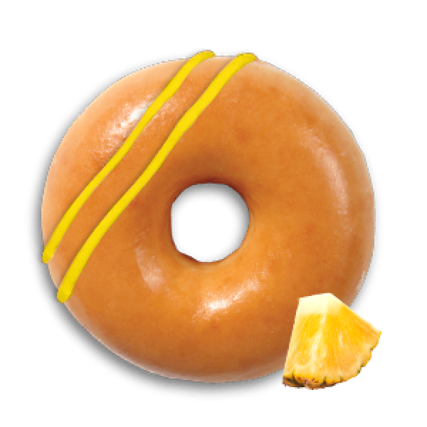 Glaseada Original con relleno de piña – Krispy Kreme