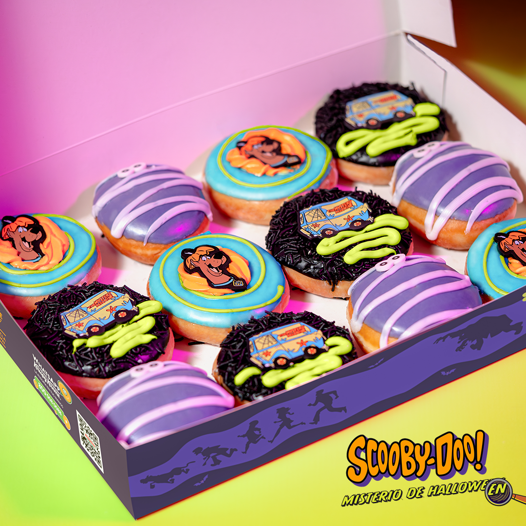 ¡RESUELVE EL MISTERIO DE HALLOWEEN CON SCOOBY DOO Y KRISPY KREME