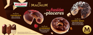 Donas Magnum y Krispy Kreme