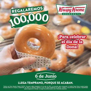 100,000 Donas gratis el Día de la Dona 