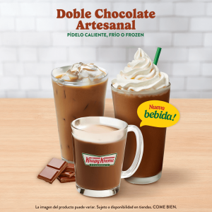 Bebidas Krispy Kreme Doble Chocolate Artesanal