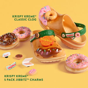 CROCS edición Krispy Kreme