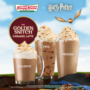 Bebida Snitch Dorada de Harry Potter y Krispy Kreme