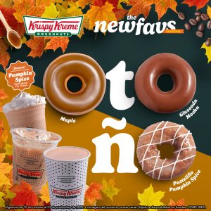 Dona y Bebida Pumpkin Spice Krispy Kreme