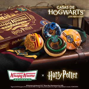 Donas de las Casas de Hogwarts Krispy Kreme