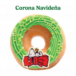 Snoopy Navideño Krispy Kreme Dona 