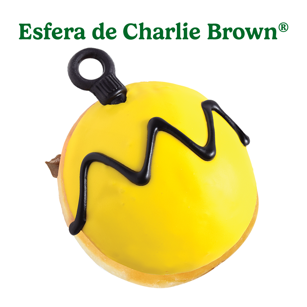 Dona Esfera Navideña Peanuts Krispy Kreme