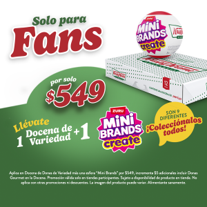 Llévate: docena de variedad + Mini Brands Create